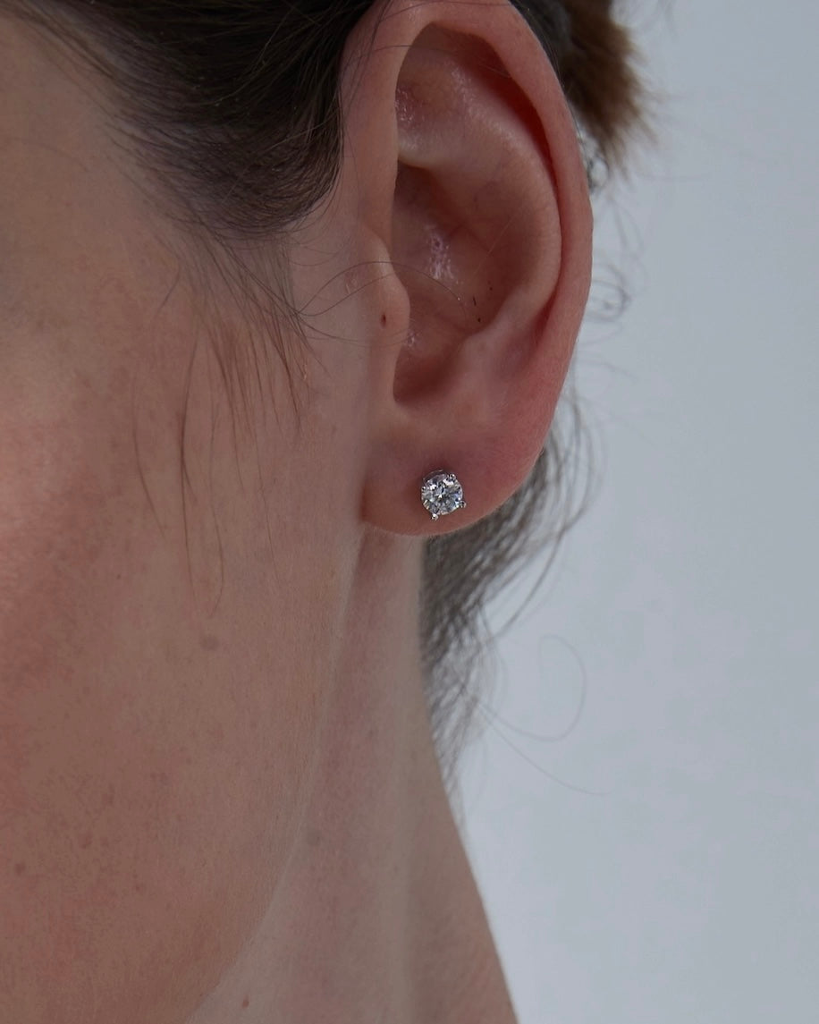 Moissanite Stud Earrings
