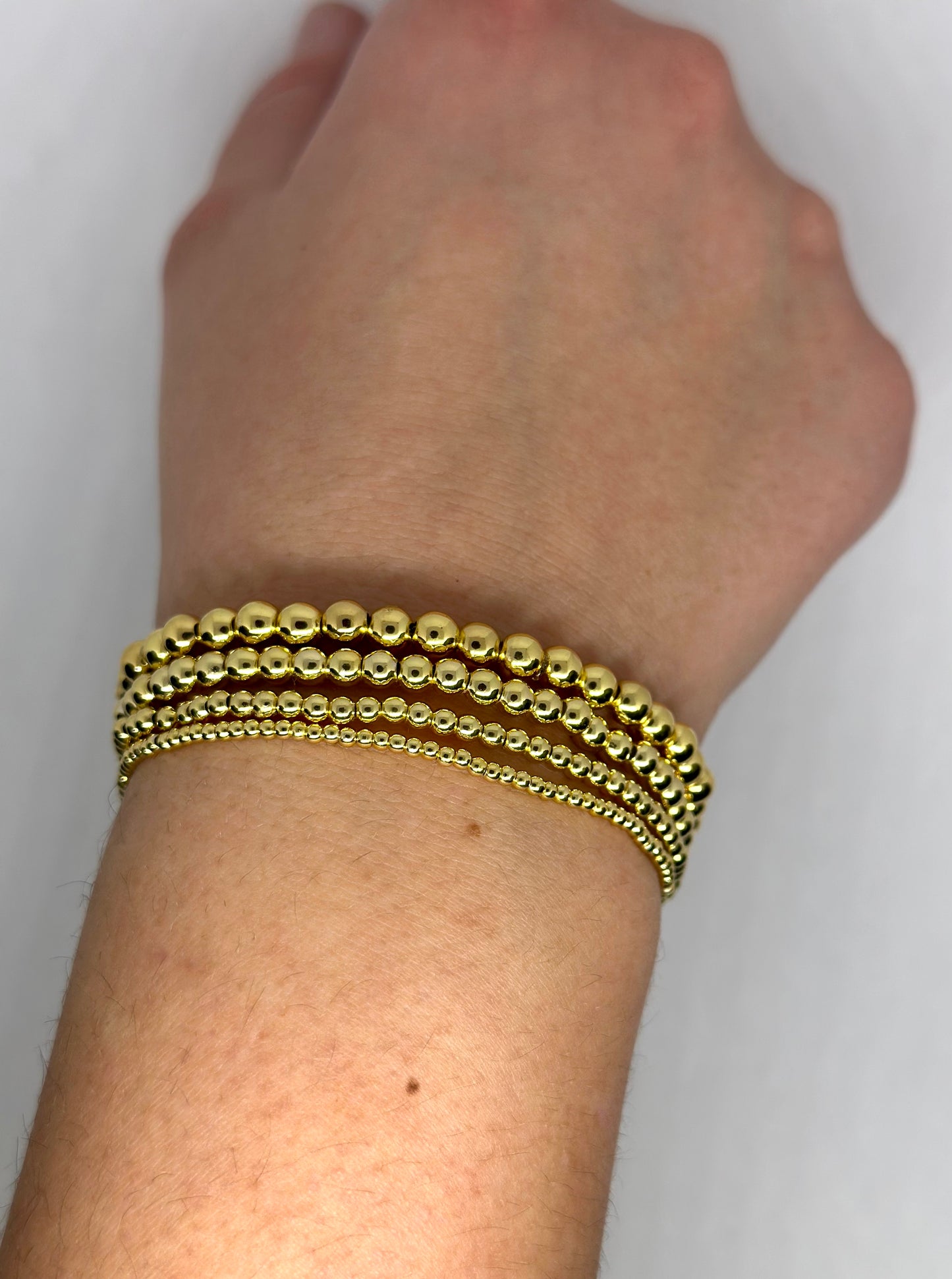 12k Gold Filled Beaded Bracelets