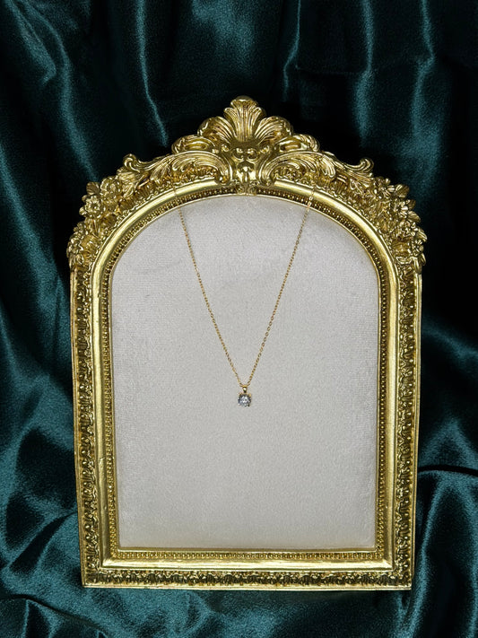 Solitaire Moissanite Pendant Necklace