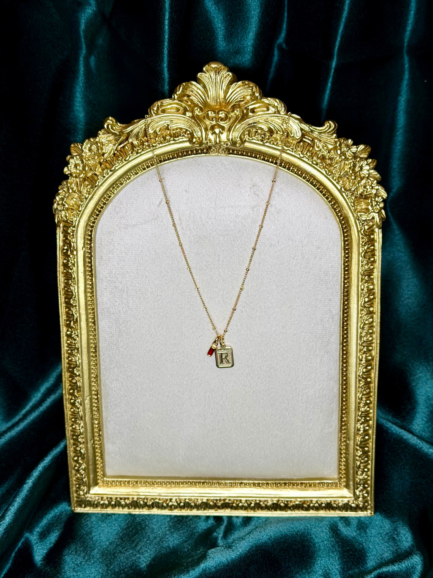 Initial Plate Pendant